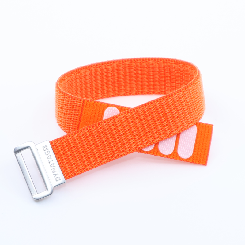SOS textile emergency bracelet orange