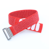 SOS Notfallarmband Textil Rot