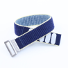 Armband Textil Blau/Gelb