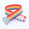 SOS textile emergency bracelet Rainbow