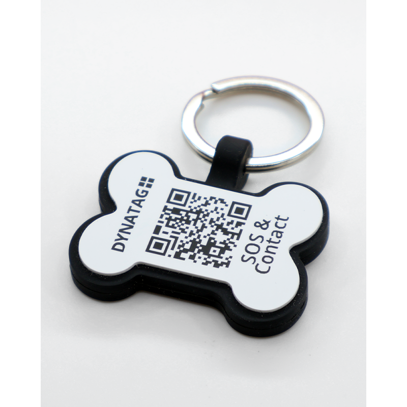 Pet-Tag SOS "Bone" Silicone White