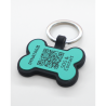 Pet-Tag SOS "Bone" Silicone Turquoise