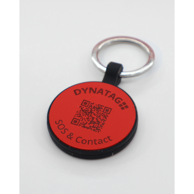 Pet-Tag SOS "Bone" Silicone Red