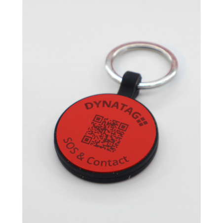 Pet-Tag SOS "Bone" Silicone Red