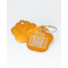 Pet Tag  "Paw" Alu Golden