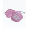 Pet Tag  "Paw" Alu Pink