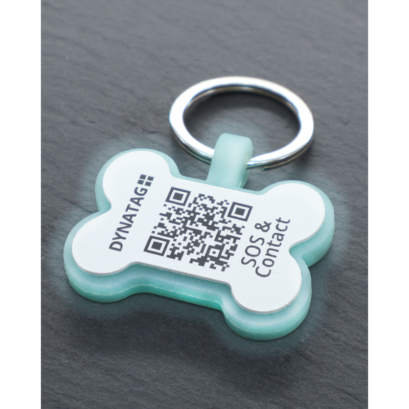 Pettag SOS "Bone" Silicone Glow Blue
