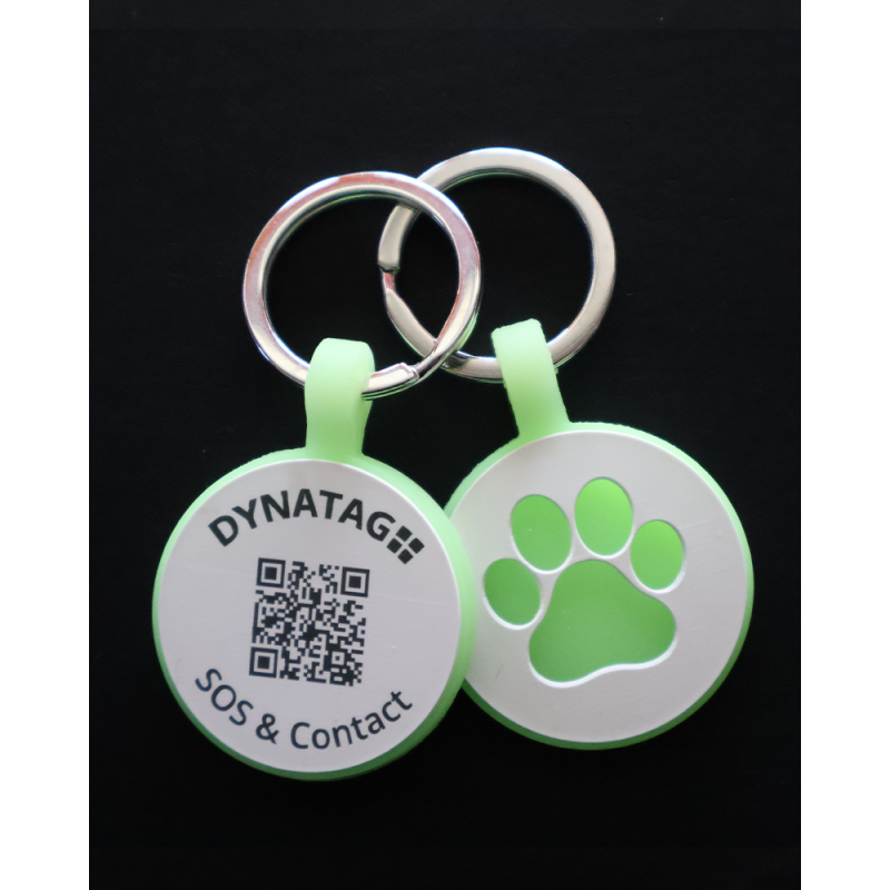 Pet-Tag SOS "Bone" Silicone Red