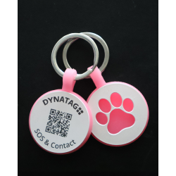 Pet-Tag SOS "Bone" Silicone Red