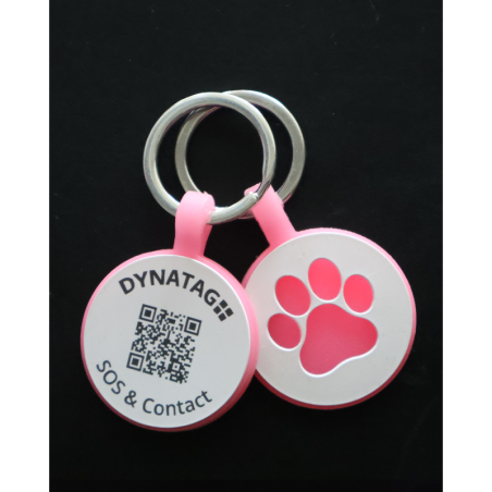 Pet-Tag SOS "Bone" Silicone Red