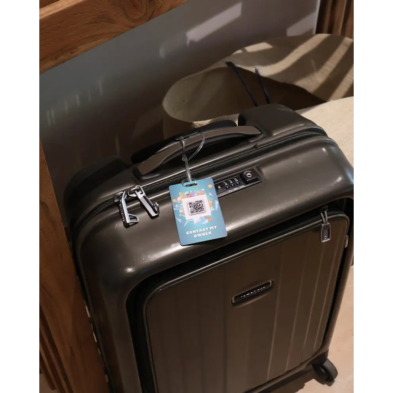 SOS Luggage Tag Around World