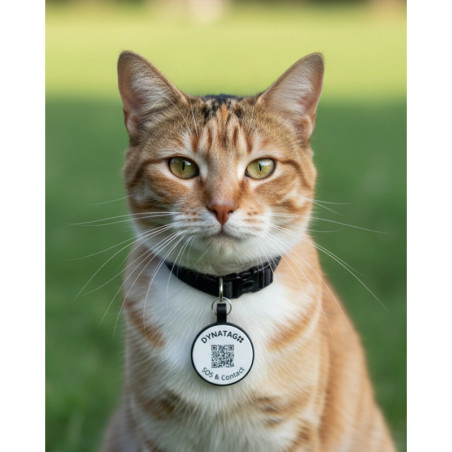 Hundemarke SOS "Knochen" Silikon Rot