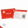 Emergency Card with SkimGuard Function – Red