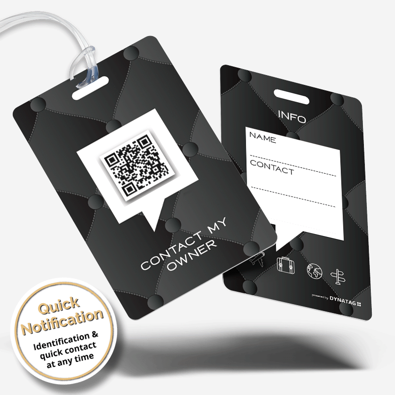 SOS Luggage Tag Gentle Black