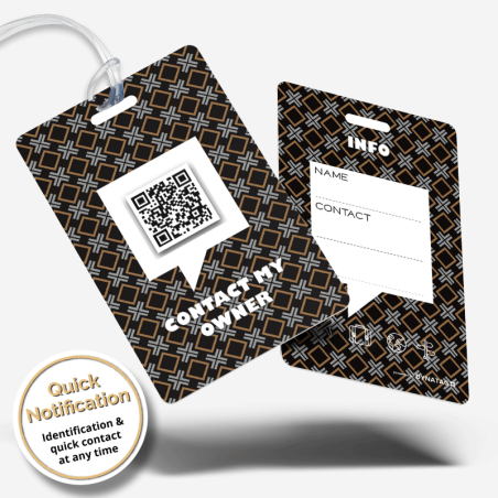 SOS Gepäckanhänger Stylish Plaid