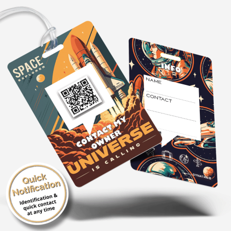 SOS Luggage Tag Space Traveller
