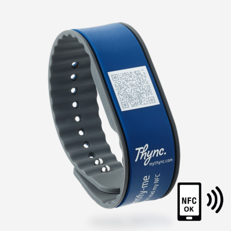 SOS Notfallarmband QR/NFC