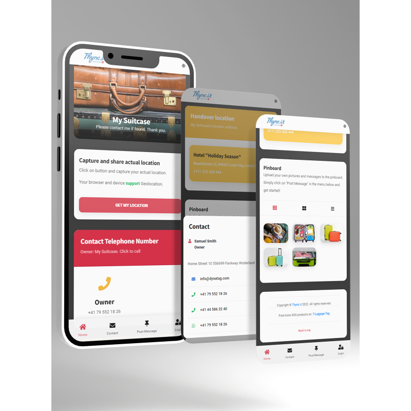 SOS Luggage Tag Funny Animal