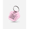 Pet Tag  "Paw" Alu Pink