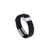 SOS textile emergency bracelet Black