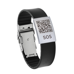 SOS Emergency Bracelet black